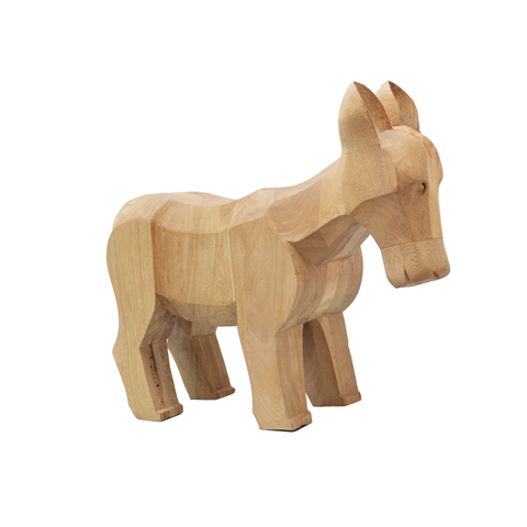 Wooden Carved Donkey 